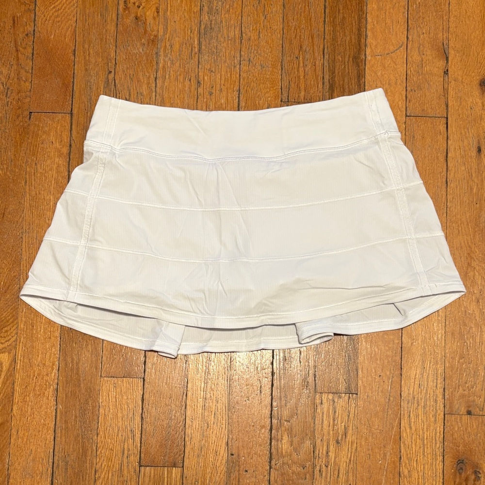 Lululemon White Pleated Skort